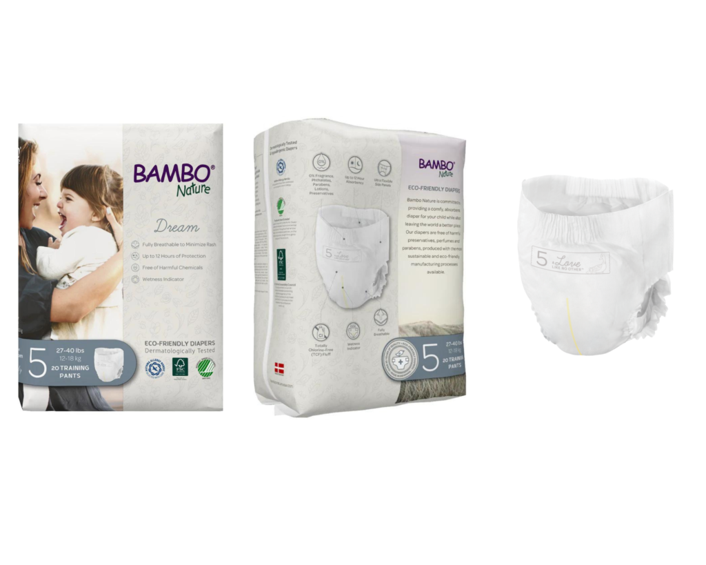 Bambo Nature Premium Eco Friendly Training Pants Baby Diaper Service