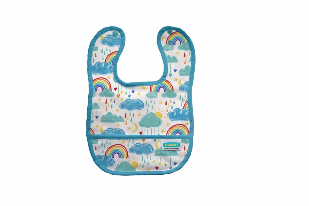 Thirsties_Bib_Front_Rainbow Baby Diaper Service
